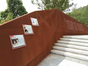 武城耐候钢挡土墙